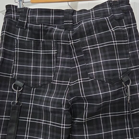 Killstar Dead Resistance Plaid Trousers, Ask Tartan NWT, Large - Picture 10 of 12
